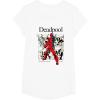 imageMarvel Comics Deadpool Retro Comic Shout TShirtWhite
