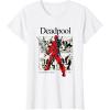imageMarvel Comics Deadpool Retro Comic Shout TShirtWhite
