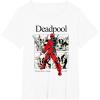 imageMarvel Comics Deadpool Retro Comic Shout TShirtWhite