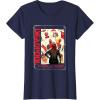 imageMarvel Comics Deadpool Vs Deadpool Target Poster TShirtNavy Blue