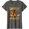 imageMarvel Cosmic Invasion Game Wolverine Retro Pixel Graphics TShirtAsphalt Grey
