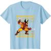 imageMarvel Cosmic Invasion Game Wolverine Retro Pixel Graphics TShirtBaby Blue