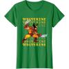 imageMarvel Cosmic Invasion Game Wolverine Retro Pixel Graphics TShirtKelly Green