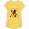 imageMarvel Cosmic Invasion Game Wolverine Retro Pixel Graphics TShirtLemon Yellow