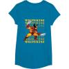imageMarvel Cosmic Invasion Game Wolverine Retro Pixel Graphics TShirtSapphire Blue