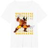 imageMarvel Cosmic Invasion Game Wolverine Retro Pixel Graphics TShirtWhite