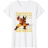 imageMarvel Cosmic Invasion Game Wolverine Retro Pixel Graphics TShirtWhite