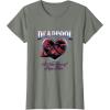 imageMarvel Deadpool Heart A New Kind of Hero TShirtOlive Heather
