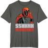 imageMarvel Deadpool SSHHHH No One Cares Whisper TShirtAsphalt Grey
