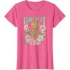 imageMarvel Guardians Of The Galaxy Groot Floral Dance Poster TShirtPink Heather
