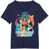 imageMarvel Guardians of the Galaxy Volume 3 Bowie Space Rainbow TShirtNavy Blue