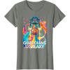 imageMarvel Guardians of the Galaxy Volume 3 Bowie Space Rainbow TShirtOlive Heather