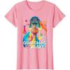 imageMarvel Guardians of the Galaxy Volume 3 Bowie Space Rainbow TShirtPink