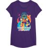 imageMarvel Guardians of the Galaxy Volume 3 Bowie Space Rainbow TShirtPurple
