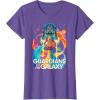 imageMarvel Guardians of the Galaxy Volume 3 Bowie Space Rainbow TShirtPurple Heather
