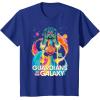 imageMarvel Guardians of the Galaxy Volume 3 Bowie Space Rainbow TShirtRoyal Blue