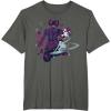 imageMarvel Silver Surfer and Galactus Retro Sixties Stylized TShirtAsphalt Grey