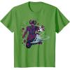 imageMarvel Silver Surfer and Galactus Retro Sixties Stylized TShirtGrass Green