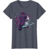 imageMarvel Silver Surfer and Galactus Retro Sixties Stylized TShirtHeather Blue