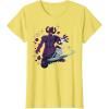 imageMarvel Silver Surfer and Galactus Retro Sixties Stylized TShirtLemon Yellow