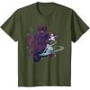 imageMarvel Silver Surfer and Galactus Retro Sixties Stylized TShirtOlive Green