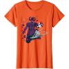 imageMarvel Silver Surfer and Galactus Retro Sixties Stylized TShirtOrange