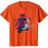 imageMarvel Silver Surfer and Galactus Retro Sixties Stylized TShirtOrange