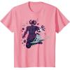 imageMarvel Silver Surfer and Galactus Retro Sixties Stylized TShirtPink