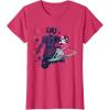 imageMarvel Silver Surfer and Galactus Retro Sixties Stylized TShirtRed Heather