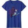 imageMarvel Silver Surfer and Galactus Retro Sixties Stylized TShirtRoyal Blue