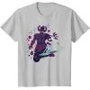 imageMarvel Silver Surfer and Galactus Retro Sixties Stylized TShirtSilver Grey