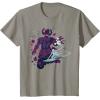 imageMarvel Silver Surfer and Galactus Retro Sixties Stylized TShirtSlate Grey