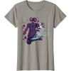 imageMarvel Silver Surfer and Galactus Retro Sixties Stylized TShirtSlate Grey