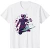 imageMarvel Silver Surfer and Galactus Retro Sixties Stylized TShirtWhite
