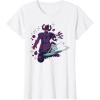 imageMarvel Silver Surfer and Galactus Retro Sixties Stylized TShirtWhite