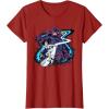 imageMarvel Silver Surfer and Galactus Retro Vintage Comic Style TShirtCranberry Red