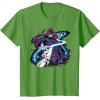 imageMarvel Silver Surfer and Galactus Retro Vintage Comic Style TShirtGrass Green