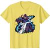 imageMarvel Silver Surfer and Galactus Retro Vintage Comic Style TShirtLemon Yellow