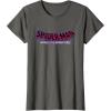 imageMarvel SpiderMan Across the SpiderVerse Movie Logo TShirtAsphalt Grey