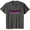 imageMarvel SpiderMan Across the SpiderVerse Movie Logo TShirtAsphalt Grey