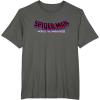imageMarvel SpiderMan Across the SpiderVerse Movie Logo TShirtAsphalt Grey