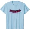 imageMarvel SpiderMan Across the SpiderVerse Movie Logo TShirtBaby Blue
