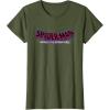imageMarvel SpiderMan Across the SpiderVerse Movie Logo TShirtOlive Green