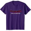 imageMarvel SpiderMan Across the SpiderVerse Movie Logo TShirtPurple