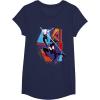 imageMarvel SpiderMan Across the SpiderVerse Three Spiders TShirtNavy Blue