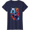 imageMarvel SpiderMan Across the SpiderVerse Three Spiders TShirtNavy Blue