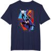 imageMarvel SpiderMan Across the SpiderVerse Three Spiders TShirtNavy Blue
