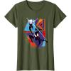 imageMarvel SpiderMan Across the SpiderVerse Three Spiders TShirtOlive Green