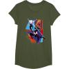 imageMarvel SpiderMan Across the SpiderVerse Three Spiders TShirtOlive Green