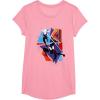 imageMarvel SpiderMan Across the SpiderVerse Three Spiders TShirtPink